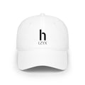 Minimal Monogram 'h LZYX' Low-Profile Baseball Cap